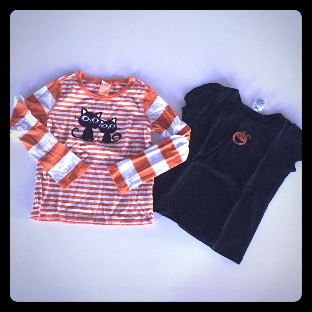 2 Halloween Shirts - Size 5T